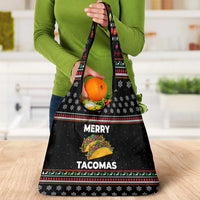 Merry Tacomas Christmas Grocery Bag Xmas Holiday Patterns - Wonder Print Shop