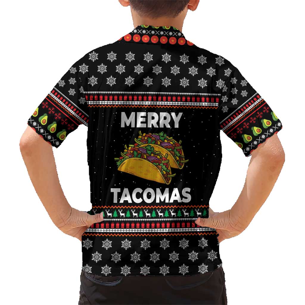 Merry Tacomas Christmas Kid Hawaiian Shirt Xmas Holiday Patterns - Wonder Print Shop