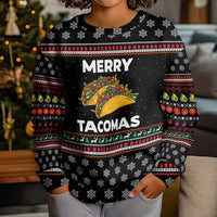 Merry Tacomas Christmas Kid Ugly Christmas Sweater Xmas Holiday Patterns - Wonder Print Shop