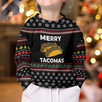 Merry Tacomas Christmas Kid Ugly Christmas Sweater Xmas Holiday Patterns - Wonder Print Shop