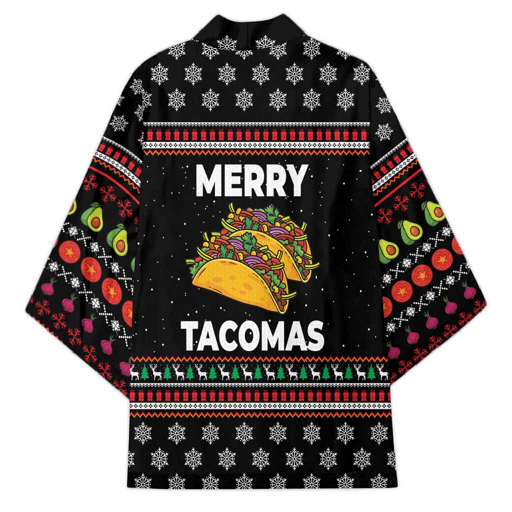 Merry Tacomas Christmas Kimono Xmas Holiday Patterns - Wonder Print Shop