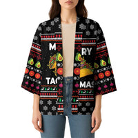 Merry Tacomas Christmas Kimono Xmas Holiday Patterns - Wonder Print Shop