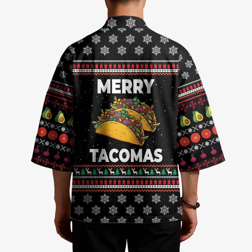 Merry Tacomas Christmas Kimono Xmas Holiday Patterns - Wonder Print Shop
