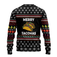 Merry Tacomas Christmas Ugly Christmas Sweater Xmas Holiday Patterns - Wonder Print Shop