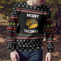 Merry Tacomas Christmas Ugly Christmas Sweater Xmas Holiday Patterns - Wonder Print Shop