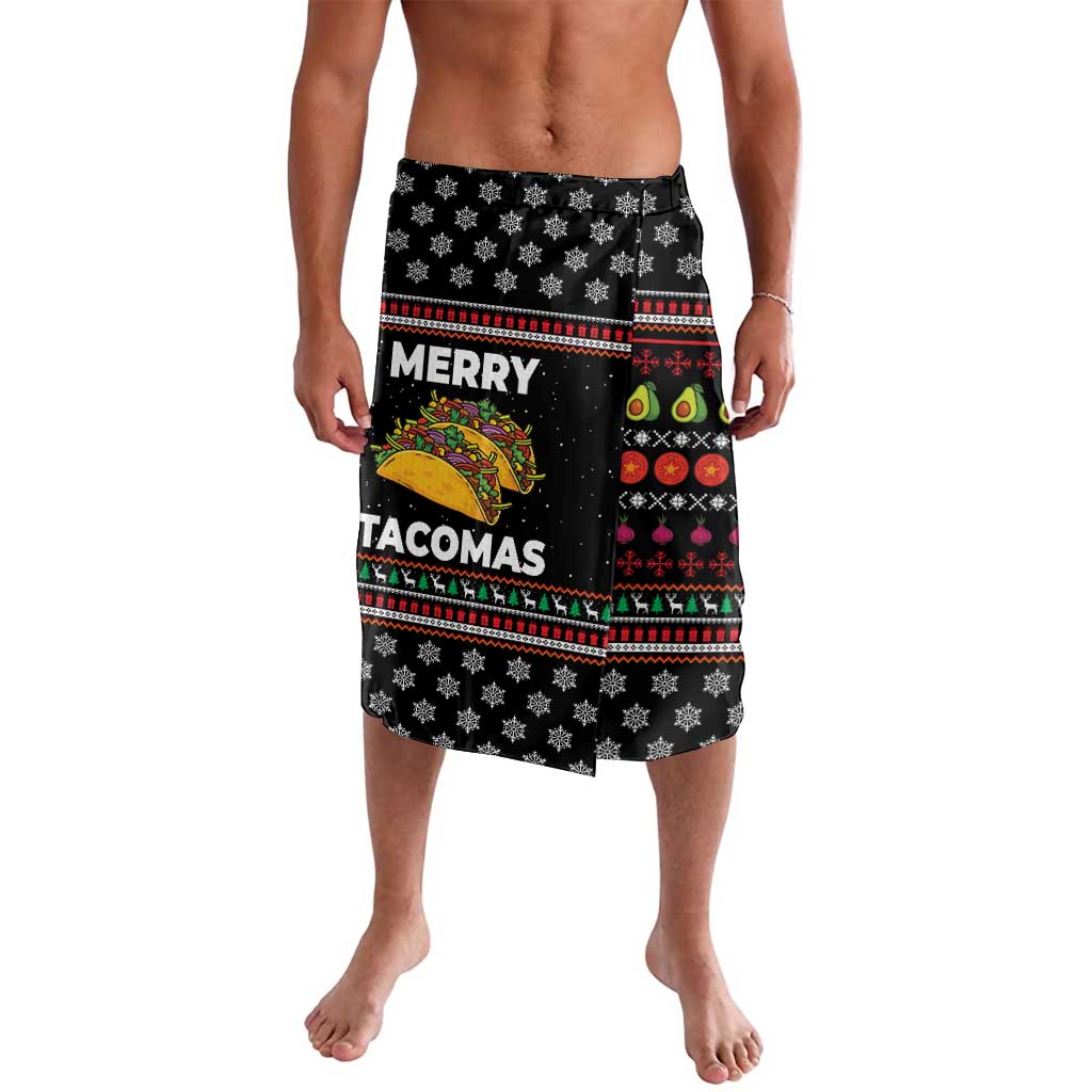 Merry Tacomas Christmas Lavalava Xmas Holiday Patterns - Wonder Print Shop