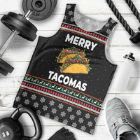 Merry Tacomas Christmas Men Tank Top Xmas Holiday Patterns - Wonder Print Shop
