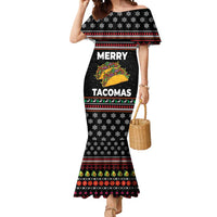 Merry Tacomas Christmas Mermaid Dress Xmas Holiday Patterns - Wonder Print Shop