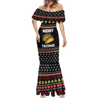 Merry Tacomas Christmas Mermaid Dress Xmas Holiday Patterns - Wonder Print Shop