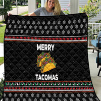 Merry Tacomas Christmas Quilt Xmas Holiday Patterns - Wonder Print Shop