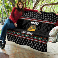Merry Tacomas Christmas Quilt Xmas Holiday Patterns - Wonder Print Shop