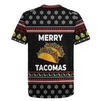 Merry Tacomas Christmas Rugby Jersey Xmas Holiday Patterns - Wonder Print Shop