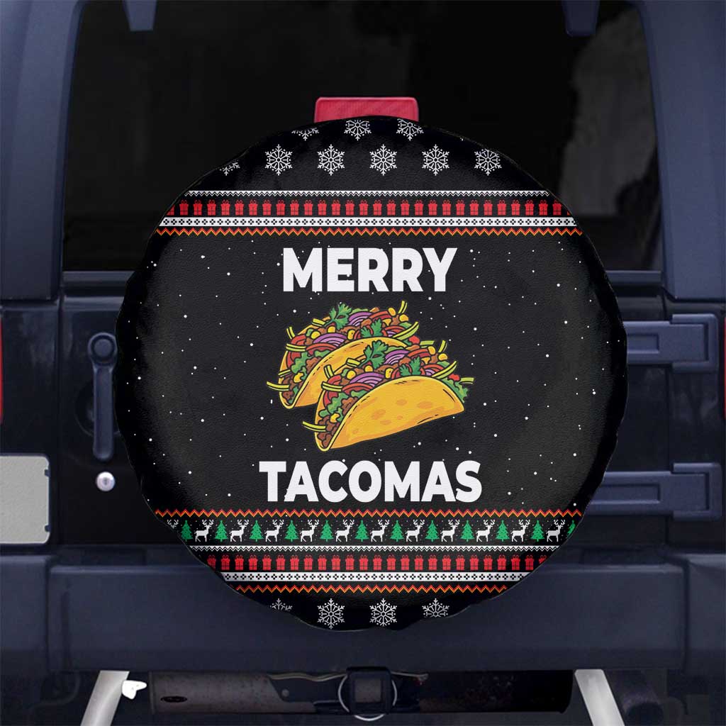 Merry Tacomas Christmas Spare Tire Cover Xmas Holiday Patterns - Wonder Print Shop