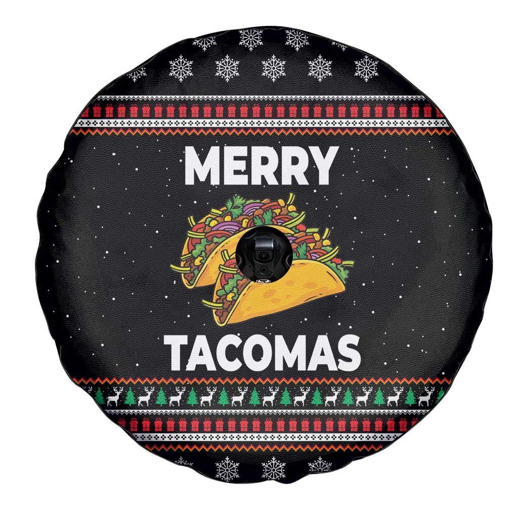 Merry Tacomas Christmas Spare Tire Cover Xmas Holiday Patterns - Wonder Print Shop