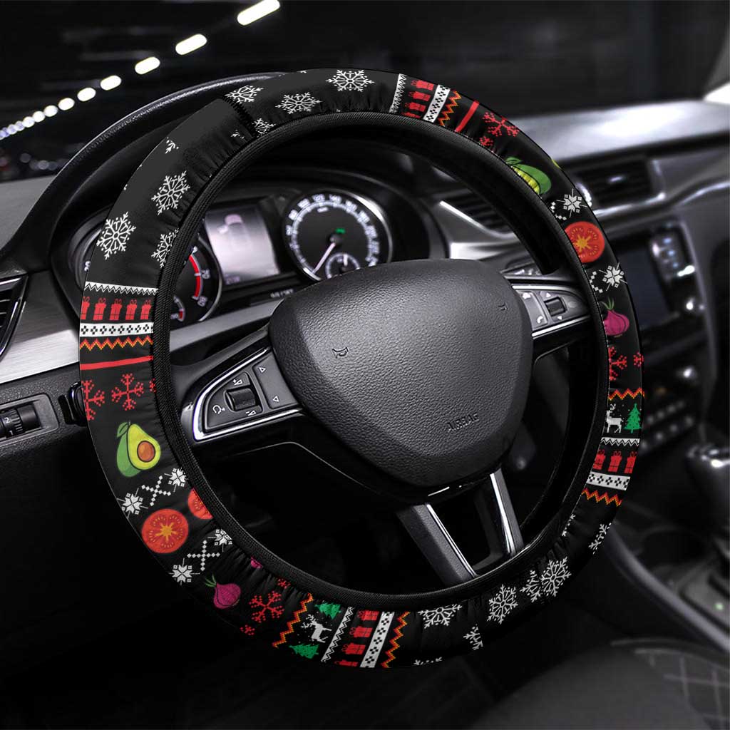 Merry Tacomas Christmas Steering Wheel Cover Xmas Holiday Patterns - Wonder Print Shop