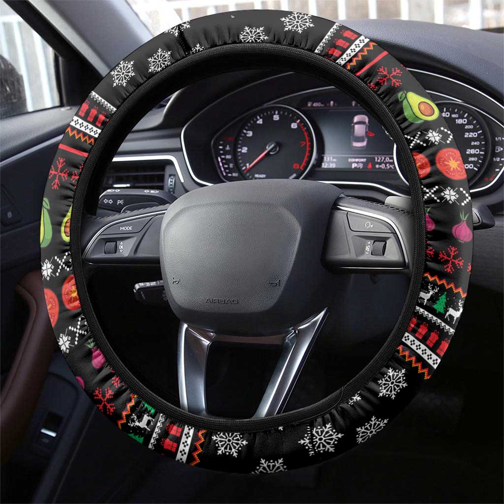 Merry Tacomas Christmas Steering Wheel Cover Xmas Holiday Patterns - Wonder Print Shop