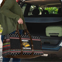 Merry Tacomas Christmas Travel Bag Xmas Holiday Patterns - Wonder Print Shop