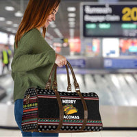 Merry Tacomas Christmas Travel Bag Xmas Holiday Patterns - Wonder Print Shop