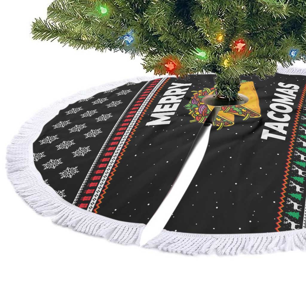 Merry Tacomas Christmas Tree Skirt Xmas Holiday Patterns - Wonder Print Shop