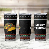 Merry Tacomas Christmas Tumbler Cup Xmas Holiday Patterns - Wonder Print Shop
