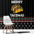 Merry Tacomas Christmas Window Curtain Xmas Holiday Patterns - Wonder Print Shop