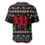 Running Oh What Fun Christmas Baseball Jersey Xmas Holiday Patterns - Wonder Print Shop