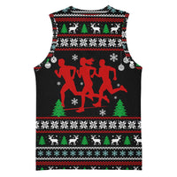 Running Oh What Fun Christmas Basketball Jersey Xmas Holiday Patterns - Wonder Print Shop