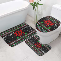 Running Oh What Fun Christmas Bathroom Set Xmas Holiday Patterns - Wonder Print Shop