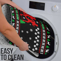 Running Oh What Fun Christmas Bathroom Set Xmas Holiday Patterns - Wonder Print Shop