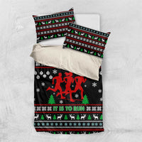 Running Oh What Fun Christmas Bedding Set Xmas Holiday Patterns - Wonder Print Shop