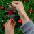 Running Oh What Fun Christmas Ceramic Ornament Xmas Holiday Patterns - Wonder Print Shop