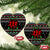 Running Oh What Fun Christmas Ceramic Ornament Xmas Holiday Patterns - Wonder Print Shop