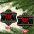 Running Oh What Fun Christmas Ceramic Ornament Xmas Holiday Patterns - Wonder Print Shop