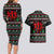 Running Oh What Fun Christmas Couples Matching Long Sleeve Bodycon Dress and Hawaiian Shirt Xmas Holiday Patterns - Wonder Print Shop