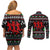 Running Oh What Fun Christmas Couples Matching Off Shoulder Short Dress and Long Sleeve Button Shirt Xmas Holiday Patterns - Wonder Print Shop
