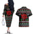 Running Oh What Fun Christmas Couples Matching Off The Shoulder Long Sleeve Dress and Hawaiian Shirt Xmas Holiday Patterns - Wonder Print Shop