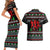 Running Oh What Fun Christmas Couples Matching Short Sleeve Bodycon Dress and Hawaiian Shirt Xmas Holiday Patterns - Wonder Print Shop