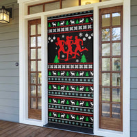 Running Oh What Fun Christmas Door Cover Xmas Holiday Patterns - Wonder Print Shop