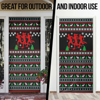 Running Oh What Fun Christmas Door Cover Xmas Holiday Patterns - Wonder Print Shop