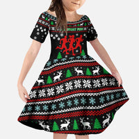 Running Oh What Fun Christmas Family Matching Long Sleeve Bodycon Dress and Hawaiian Shirt Xmas Holiday Patterns - Wonder Print Shop
