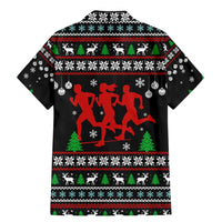 Running Oh What Fun Christmas Family Matching Mermaid Dress and Hawaiian Shirt Xmas Holiday Patterns - Wonder Print Shop