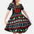 Running Oh What Fun Christmas Family Matching Off The Shoulder Long Sleeve Dress and Hawaiian Shirt Xmas Holiday Patterns - Wonder Print Shop