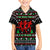 Running Oh What Fun Christmas Family Matching Off The Shoulder Long Sleeve Dress and Hawaiian Shirt Xmas Holiday Patterns - Wonder Print Shop