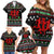 Running Oh What Fun Christmas Family Matching Off Shoulder Short Dress and Hawaiian Shirt Xmas Holiday Patterns - Wonder Print Shop