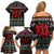 Running Oh What Fun Christmas Family Matching Off Shoulder Short Dress and Hawaiian Shirt Xmas Holiday Patterns - Wonder Print Shop