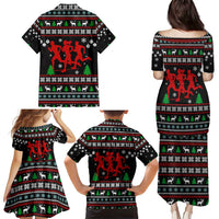 Running Oh What Fun Christmas Family Matching Puletasi and Hawaiian Shirt Xmas Holiday Patterns - Wonder Print Shop