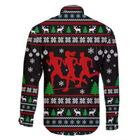 Running Oh What Fun Christmas Family Matching Puletasi and Hawaiian Shirt Xmas Holiday Patterns - Wonder Print Shop