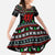 Running Oh What Fun Christmas Family Matching Short Sleeve Bodycon Dress and Hawaiian Shirt Xmas Holiday Patterns - Wonder Print Shop