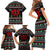 Running Oh What Fun Christmas Family Matching Short Sleeve Bodycon Dress and Hawaiian Shirt Xmas Holiday Patterns - Wonder Print Shop