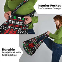 Running Oh What Fun Christmas Grocery Bag Xmas Holiday Patterns - Wonder Print Shop